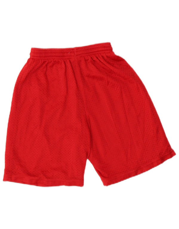 Russell Athletic Boys Sport Shorts 9-10 Years Small Red Nylon
