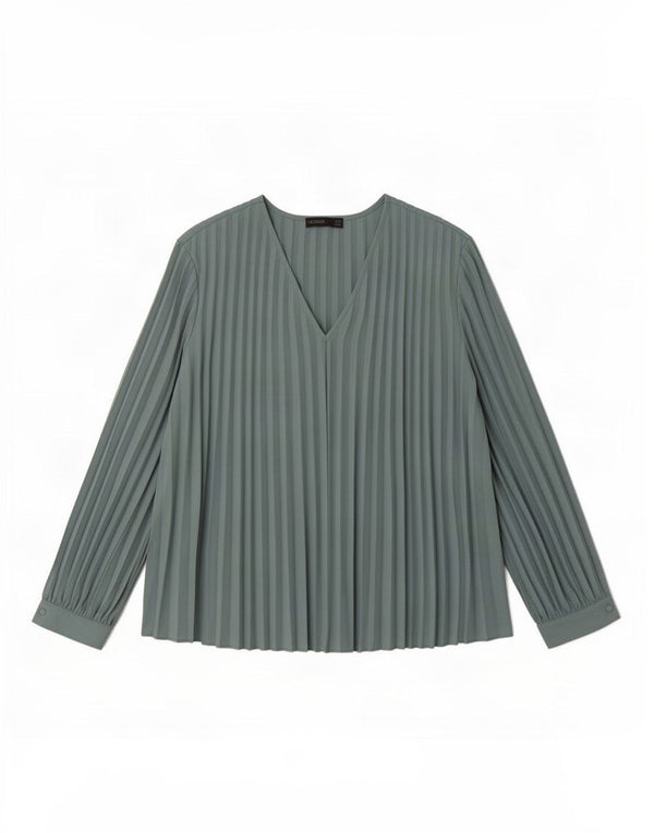 Marks & Spencer Damen Autograph Langarm-Blusenoberteil UK 16 Large Blau