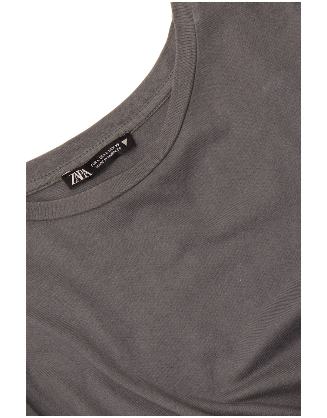 Zara Damen Langarm-A-Linien-Kleid, Größe 44, Grau