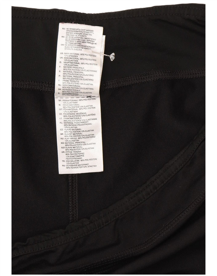 Adidas Damen Climalite Trainingshose UK 16/18 Large Schwarz Polyester