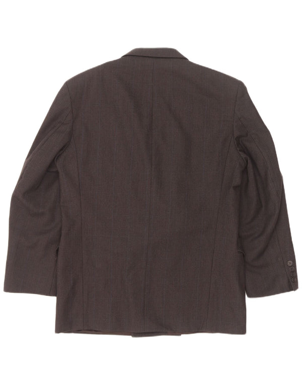 Marks & Spencer Herren-Blazerjacke UK 40 Mittelgrauer Nadelstreifen