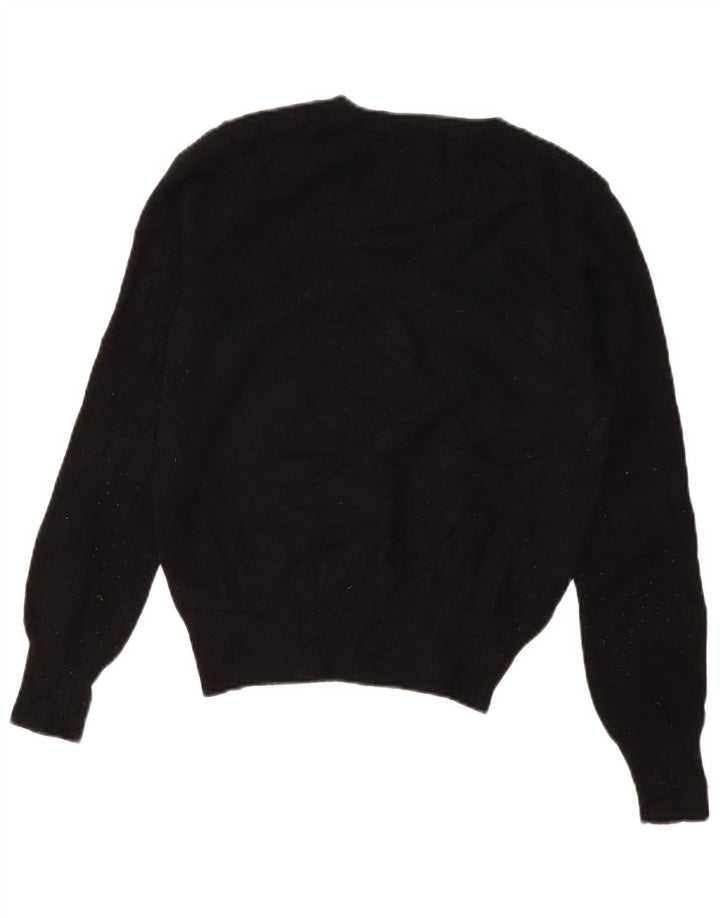 Marks & Spencer Damen Autograph Pullover mit Rundhalsausschnitt, Gr. 8, Schwarz