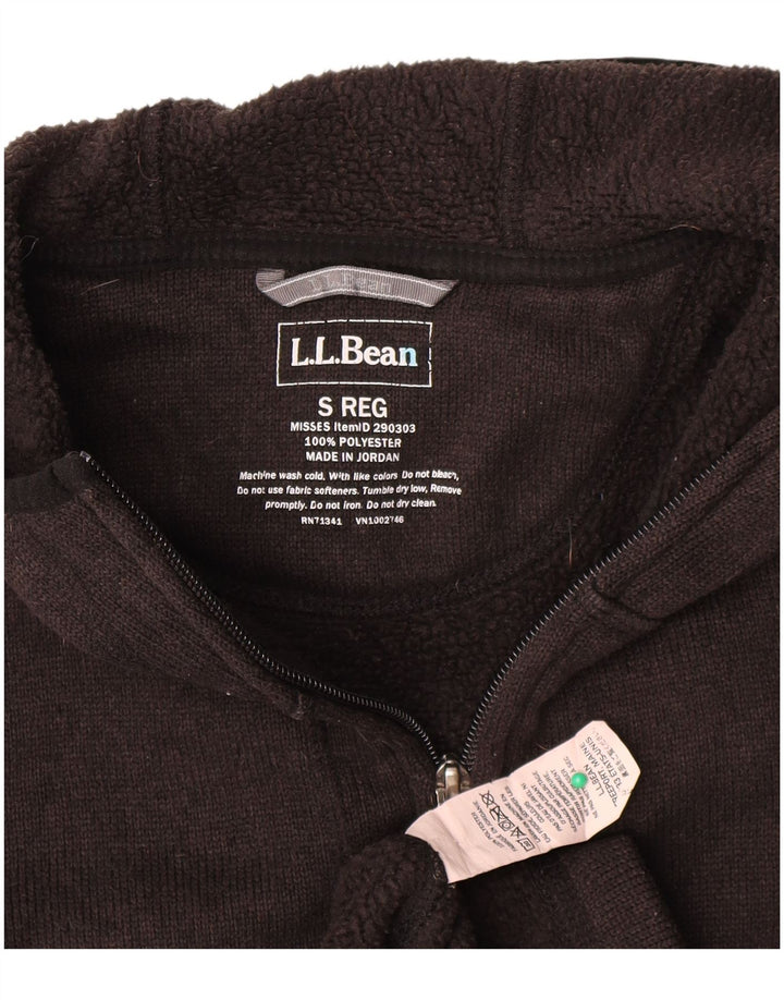 L.L.Bean Damen Kapuzenmantel UK 10 Small Grau Polyester