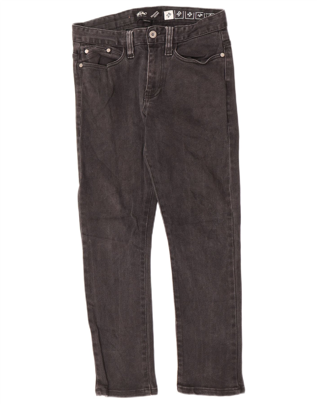 Mossimo Damen Slim Jeans W28 L26 Schwarz