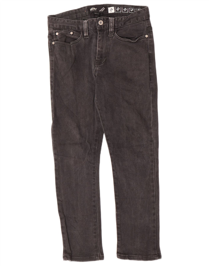 Mossimo Damen Slim Jeans W28 L26 Schwarz