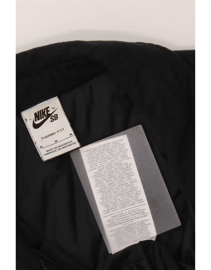 Nike Herren Therma-Fit gepolsterte Jacke UK 38 Mittelschwarze Baumwolle