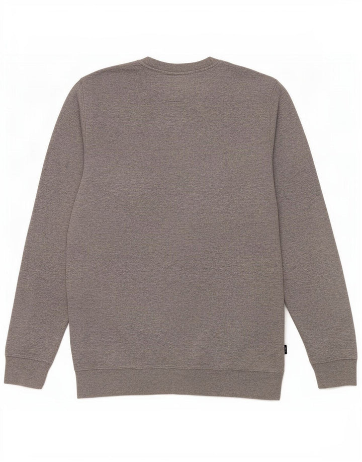 Vans Herren-Sweatshirt mit Grafikmotiv, klein, grau gefleckte Baumwolle