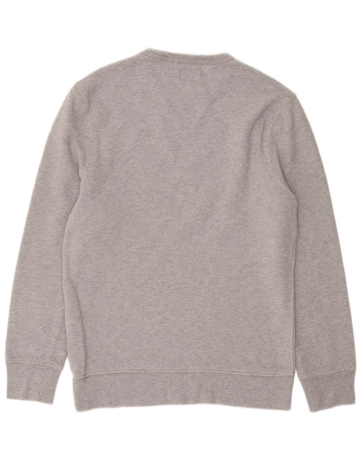 LEVI'S Herren-Sweatshirt mit Grafik, Größe S, graue Baumwolle