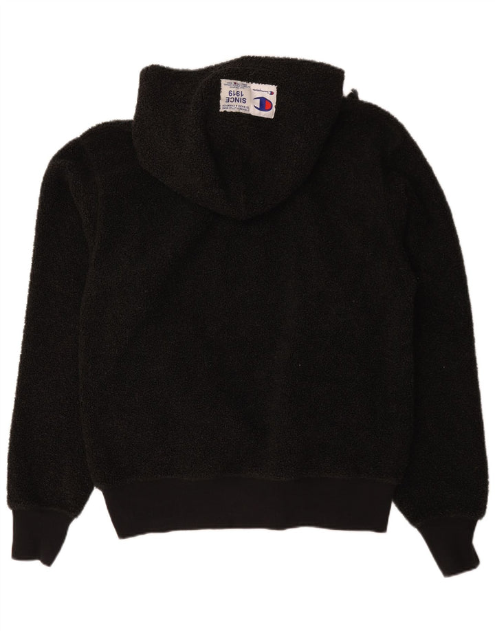 Champion Herren-Fleecepullover mit Kapuze, mittelgroß, Schwarz