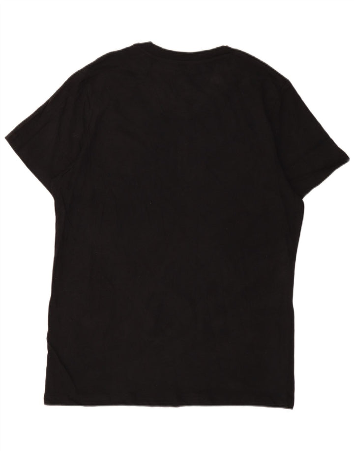 JACK & JONES Herren T-Shirt Top Large Schwarz Baumwolle