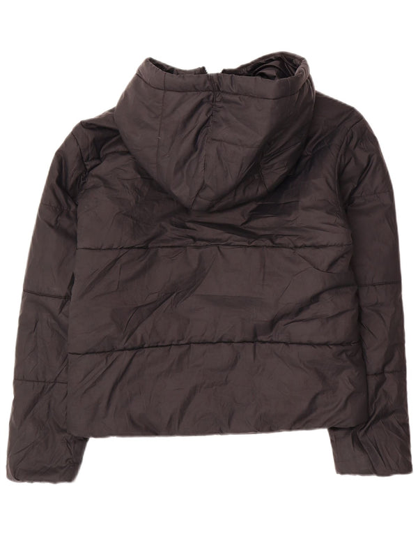 Nike Damen Kapuzenjacke, wendbar, gepolstert, Gr. 10, Schwarz