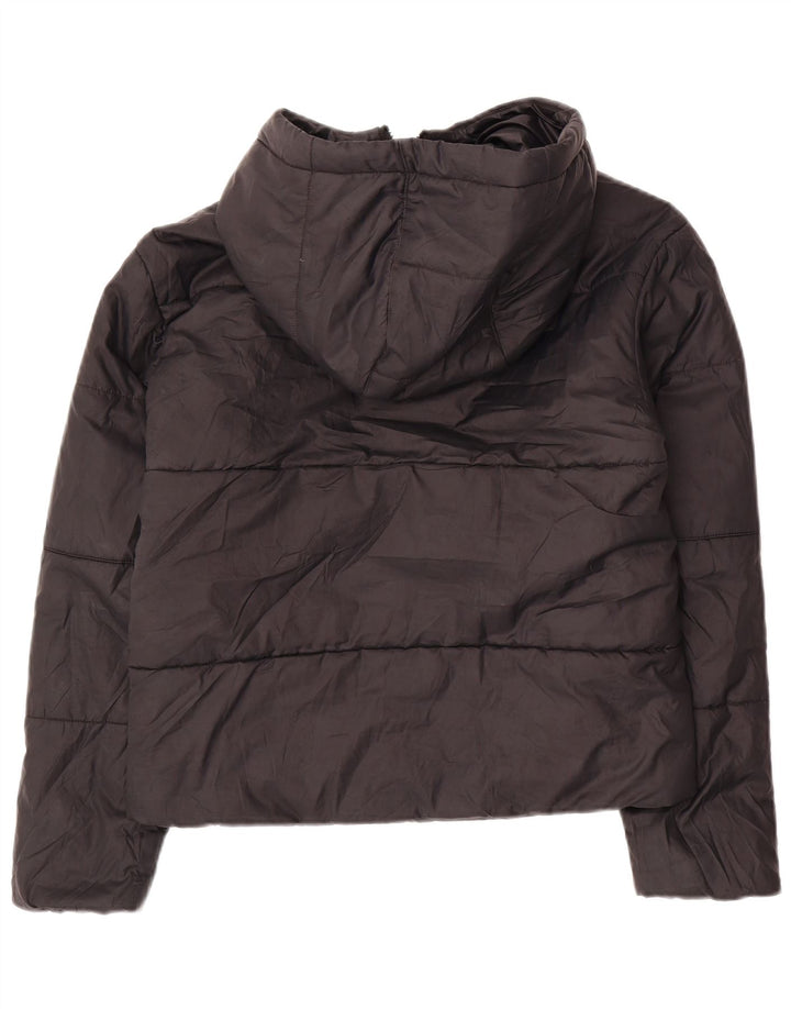 Nike Damen Kapuzenjacke, wendbar, gepolstert, Gr. 10, Schwarz
