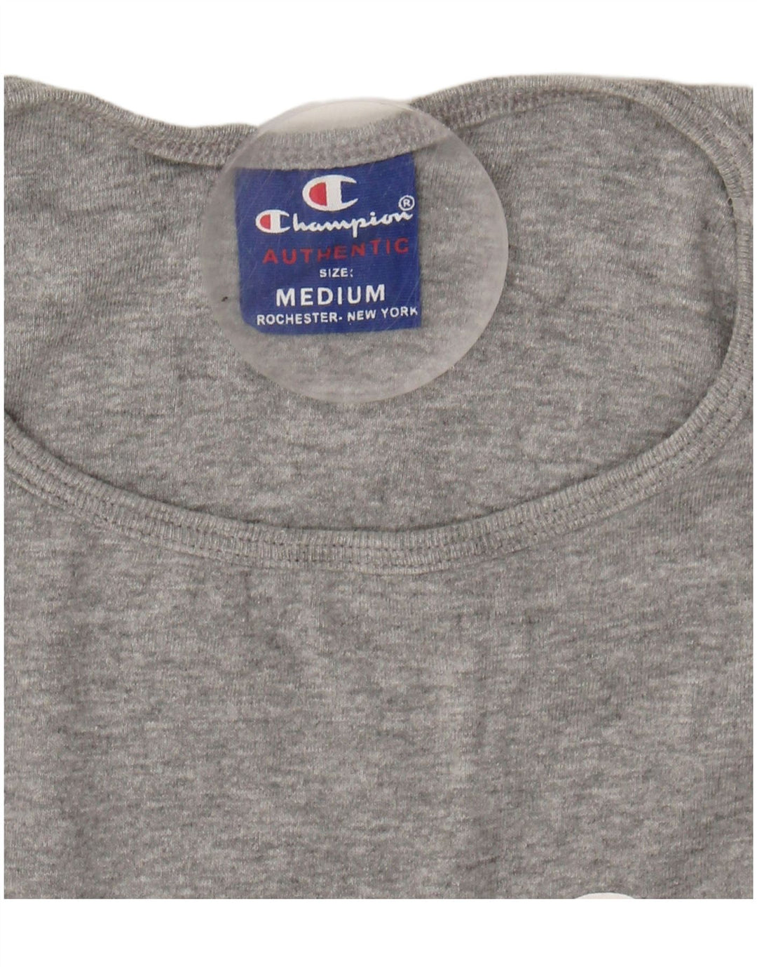 CHAMPION Womens Vest Top UK 12 Medium Grey
