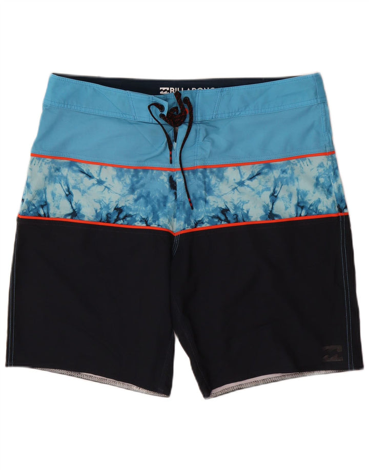 BILLABONG Herren-Badeshorts, Mittelblau, Farbblock