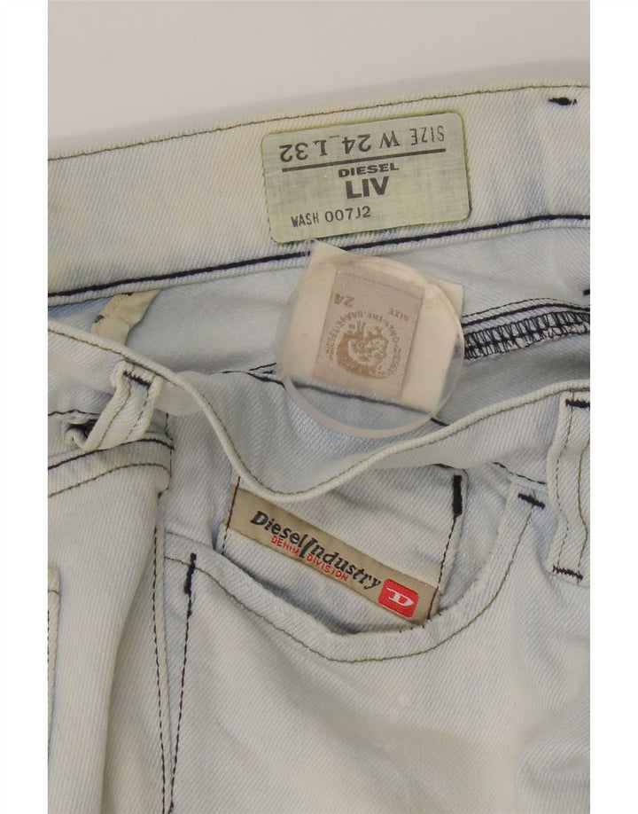 Diesel Damen Liv Slim Jeans W24 L32 Blau