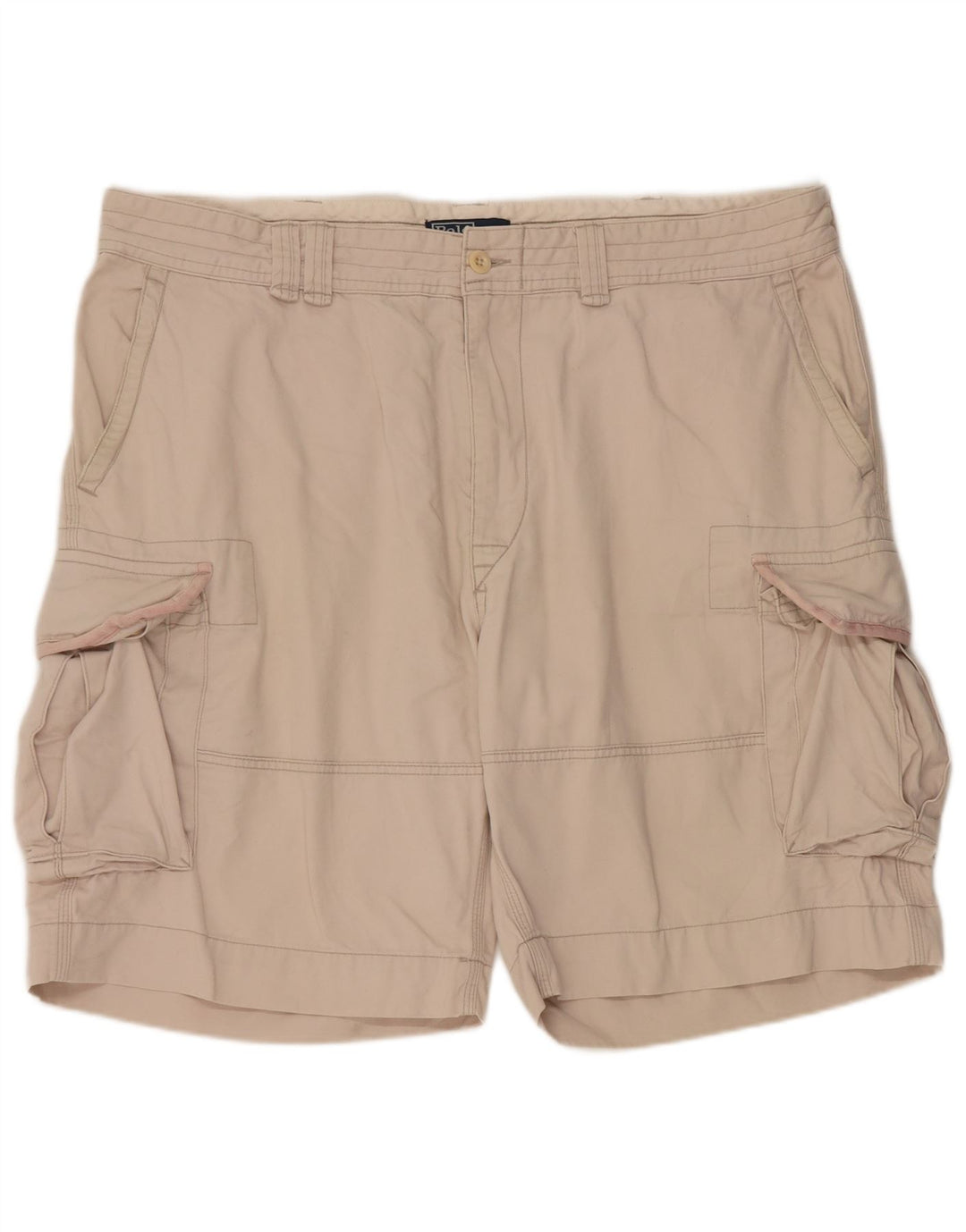 Ralph Lauren Herren Cargoshorts W40 XL Beige Baumwolle