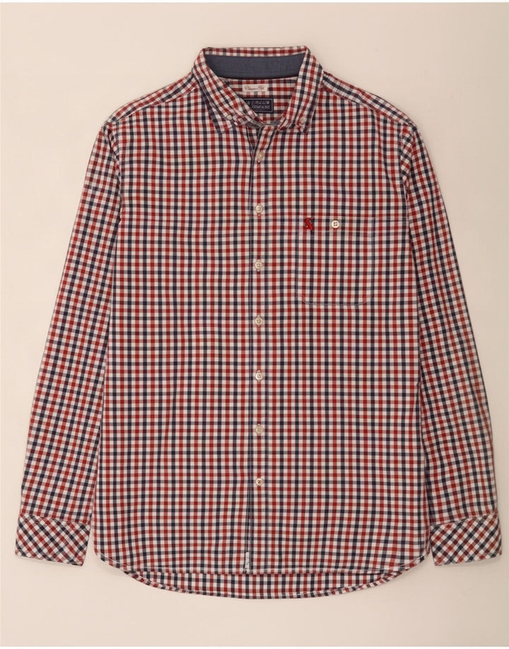 Joules Herren-Hemd mit klassischer Passform, mittelgroße, mehrfarbige Gingham-Baumwolle