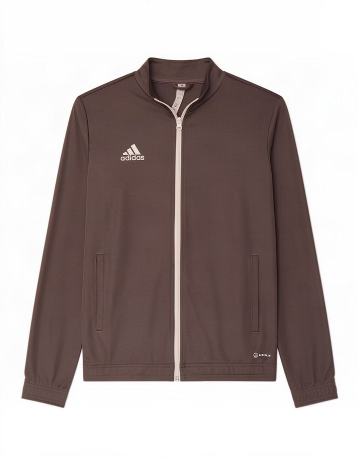 Adidas Herren Aeroready Trainingsanzug Top Jacke Mittelgraues Polyester