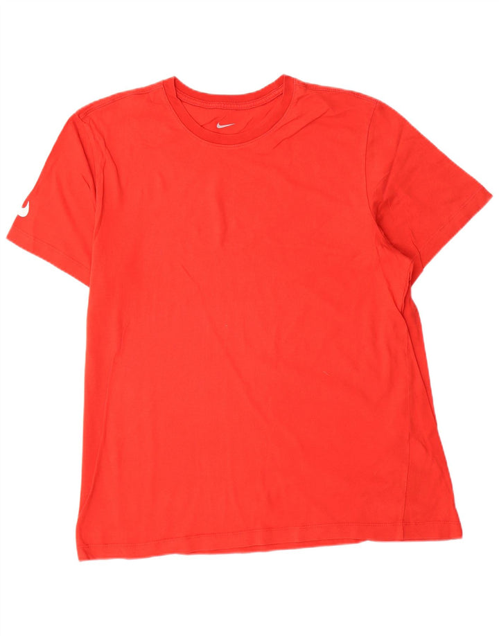 Nike Herren T-Shirt Top Große rote Baumwolle