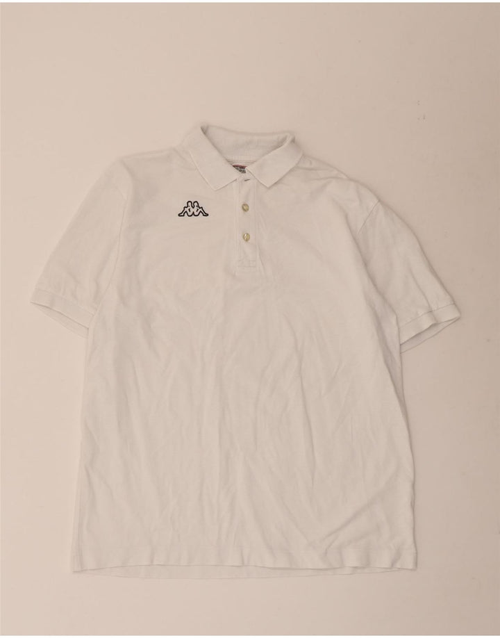 Kappa Herren Poloshirt XL Weiße Baumwolle