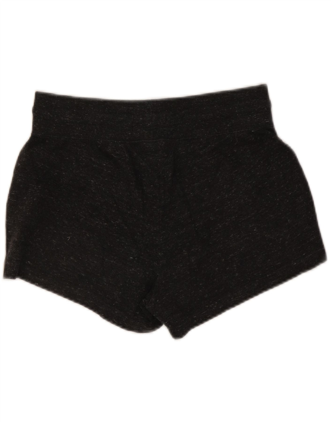 Nike Damen-Sportshorts UK 12 Mittelgrau gefleckte Baumwolle