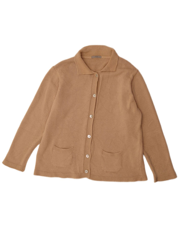 Marks & Spencer Damen Strickjacke Pullover UK 20 2XL Beige Acryl