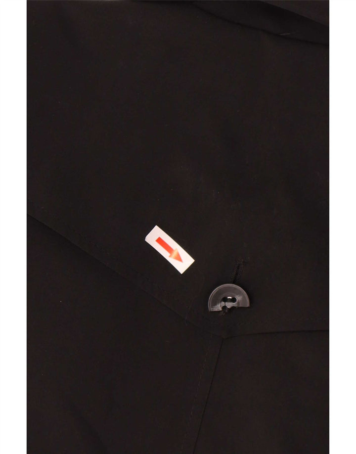 Marks & Spencer Damen Trenchcoat UK 12 Medium Schwarz Polyester
