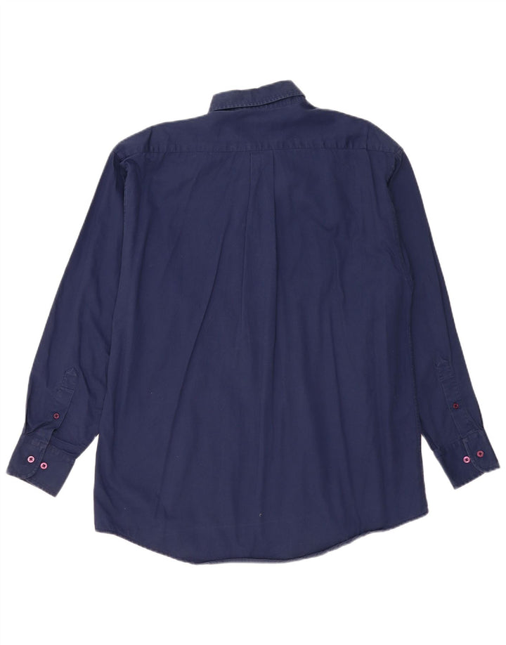PIERRE CARDIN Herrenhemd Große marineblaue Baumwolle
