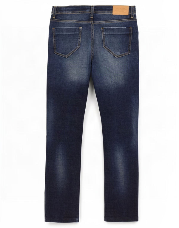 Zara Damen Slim Jeans EU 38 Small W28 L28 Blaue Baumwolle
