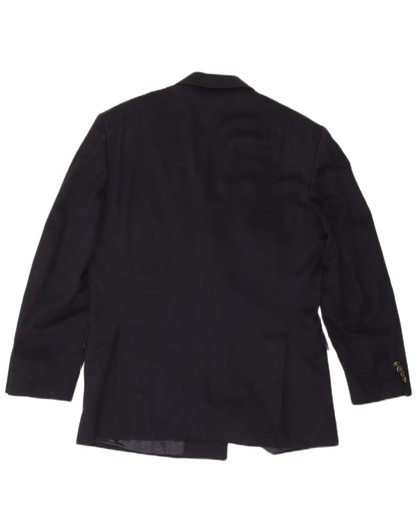 BELVEST Zweireihiger Herren-Blazer IT 52 XL aus marineblauer Wolle