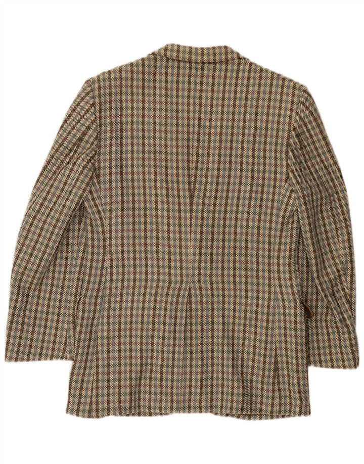 Aquascutum Herren-Blazer mit 2 Knöpfen, Gr. 36, klein, mehrfarbig, Kaschmir