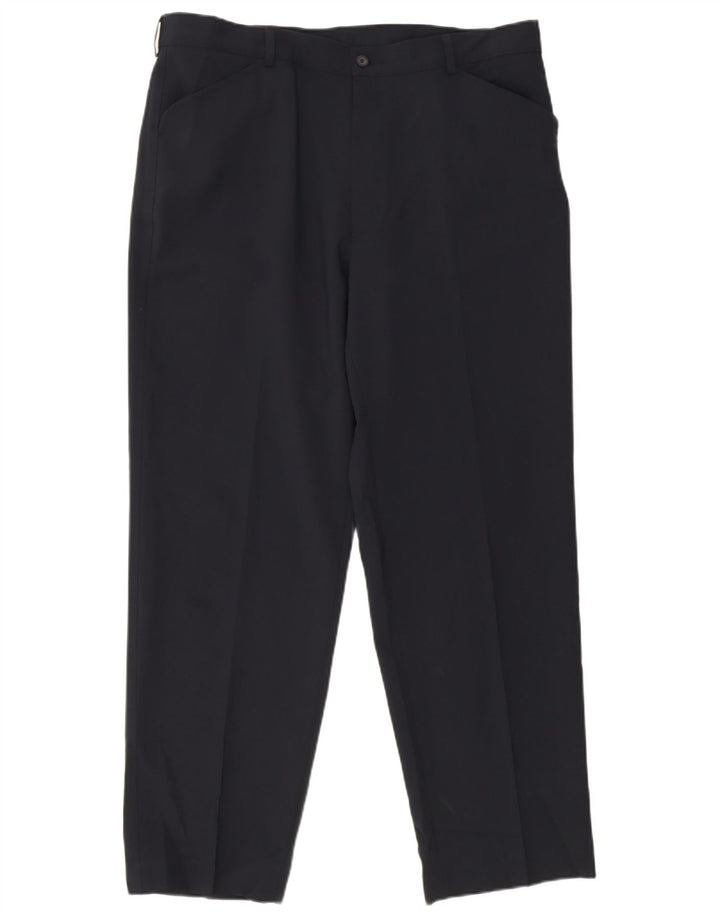 Farah Herren Tapered Freizeithose W40 L31 Marineblau Polyester