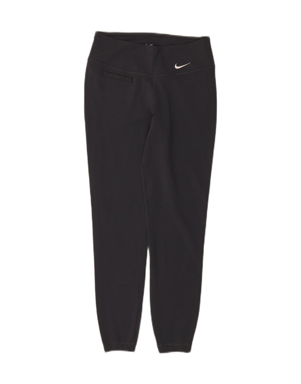Nike Damen Dri Fit Leggings UK 8 Small Grau