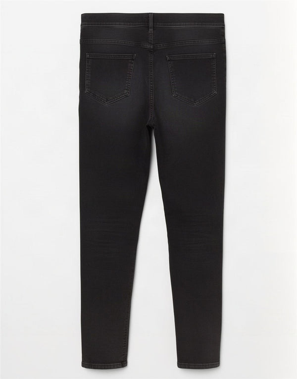 Marks & Spencer Damen Jegging-Jeans UK 14 Large W32 L27 Schwarze Baumwolle