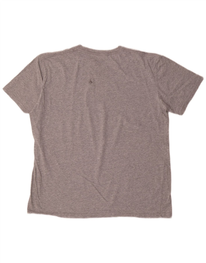 Volcom Herren-Grafik-T-Shirt-Oberteil XL aus grau melierter Baumwolle