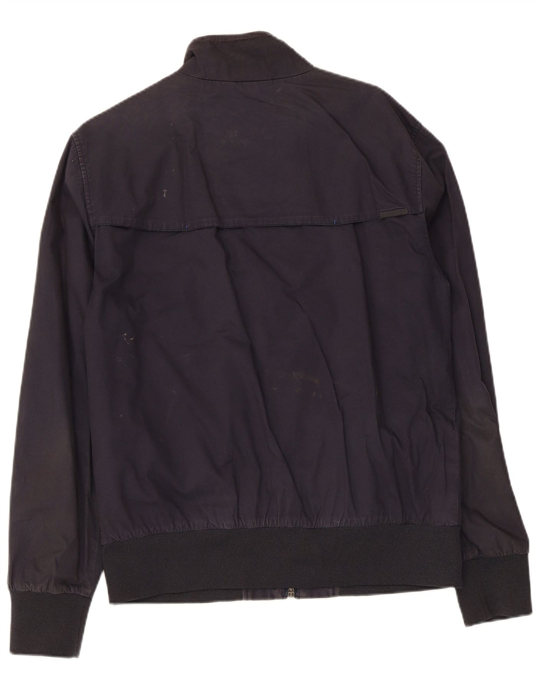 Superdry Herren Bomberjacke UK 42 XL Marineblau Baumwolle