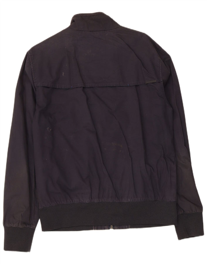 Superdry Herren Bomberjacke UK 42 XL Marineblau Baumwolle