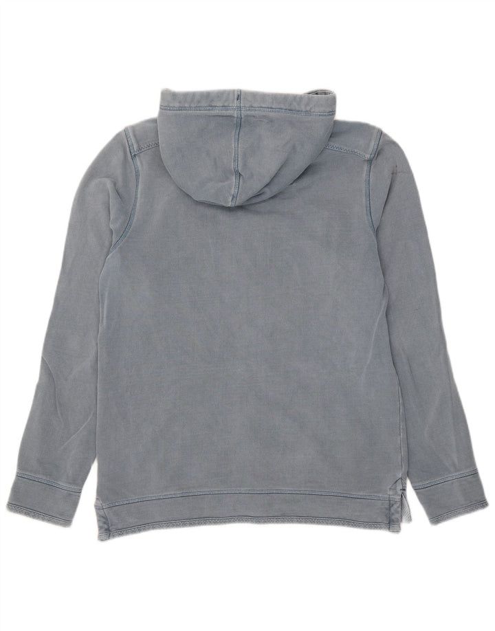 Fat Face Herren-Kapuzenpullover mit Reißverschluss, klein, aus blauer Baumwolle