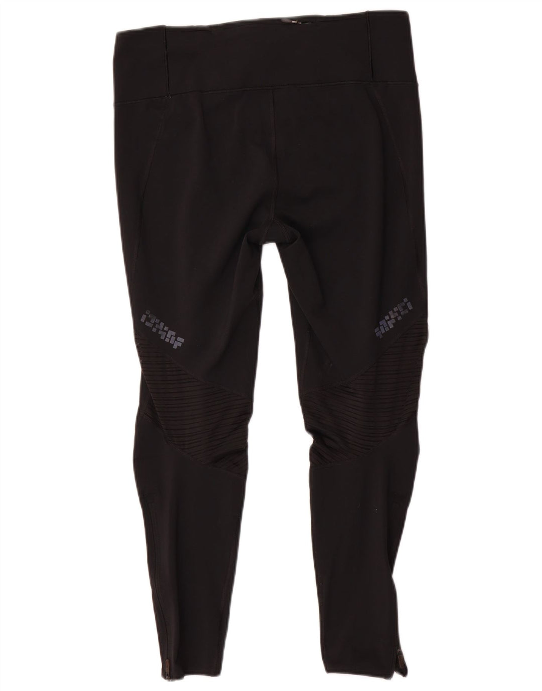 Adidas Damen Climacool Graphic Leggings UK 16/18 Large Schwarz Polyester