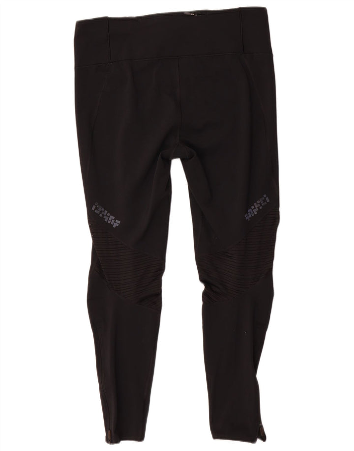 Adidas Damen Climacool Graphic Leggings UK 16/18 Large Schwarz Polyester