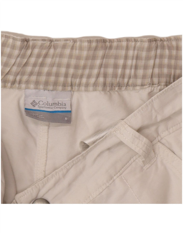 COLUMBIA Damen Skort US 8 Mittelweiße Baumwolle