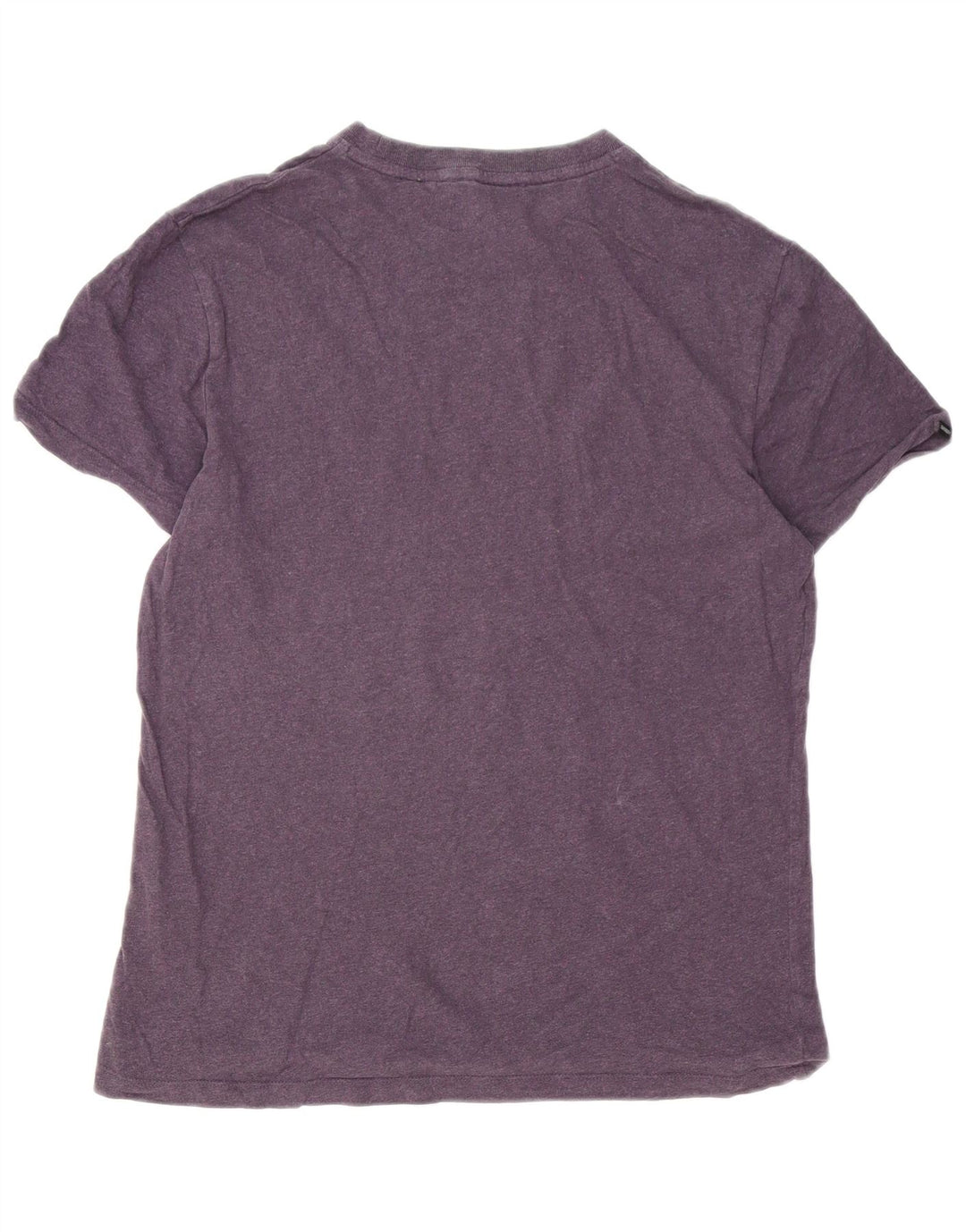 Superdry Herren T-Shirt-Oberteil aus mittelvioletter Baumwolle