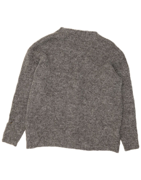 Zara Womens Oversized Cardigan Sweater UK 10 Small Grey