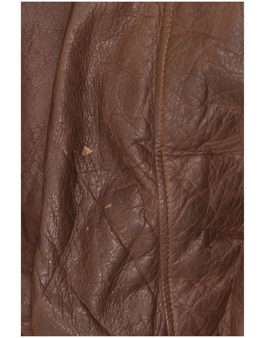 Vintage Herren Lederjacke UK 44 2XL Braunes Leder