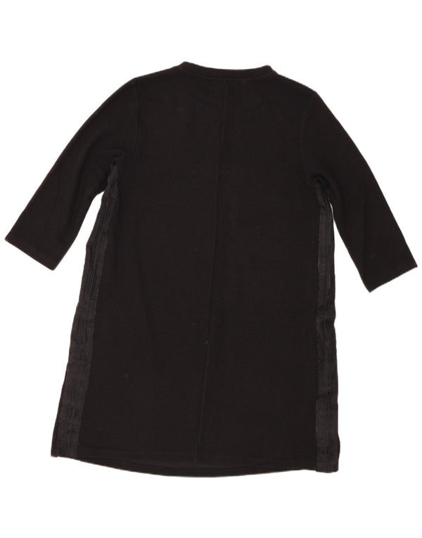 Zara Damen Etuikleid mit 3/4-Ärmeln, Gr. 14, Schwarz