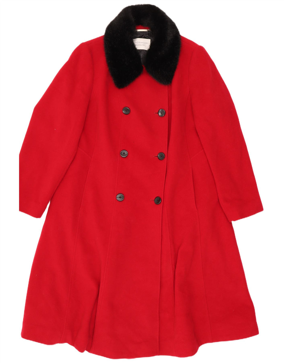 Windsmoor Damen Zweireihiger Mantel UK 14 Mittelroter Farbblock
