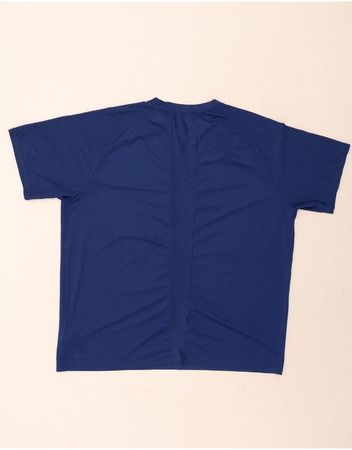 PUMA Mens T-Shirt Top 2XL Navy Blue Polyester Vintage Puma and Second-Hand Puma from Messina Hembry 