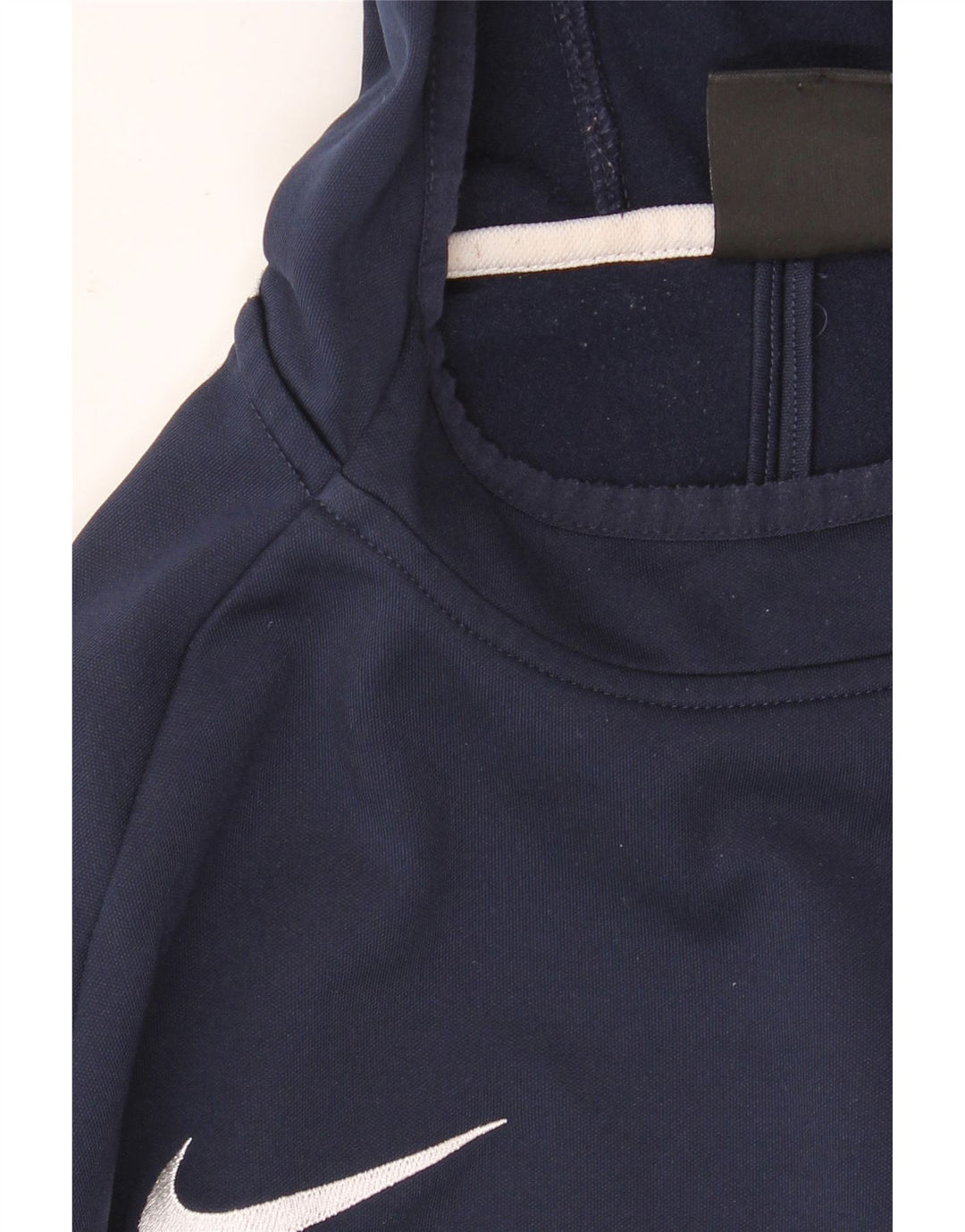 Nike Herren Dri Fit Kapuzenpullover, klein, marineblau, Farbblock-Polyester