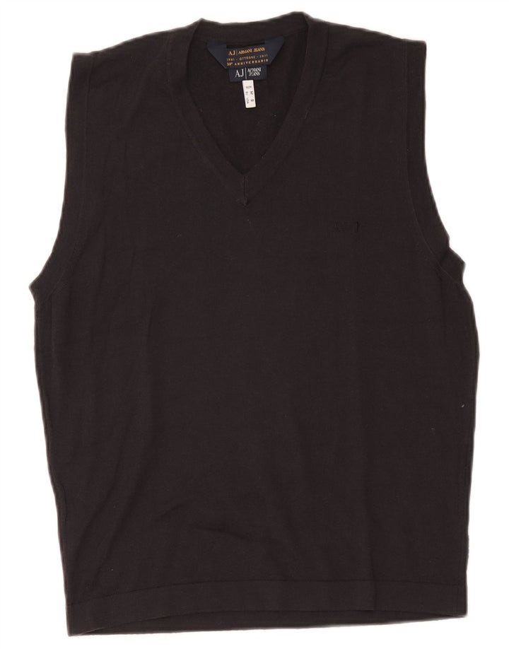 Armani Jeans Herren Weste Tank Top Medium Marineblau
