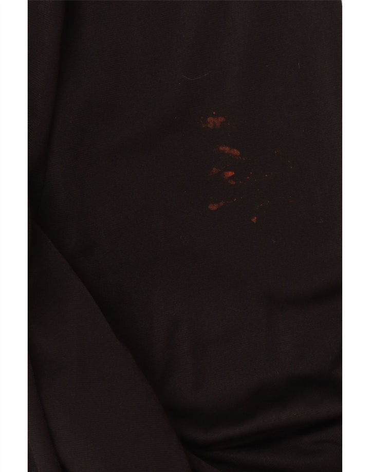 Adidas Herren Trainingsanzug Top Jacke UK 38/40 Medium Schwarz Polyester